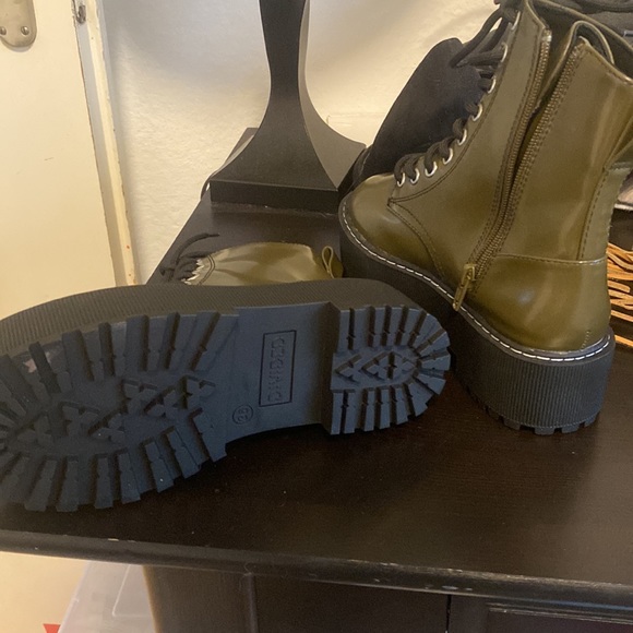 Divided Green platform boots size 36 - Picture 4 of 8